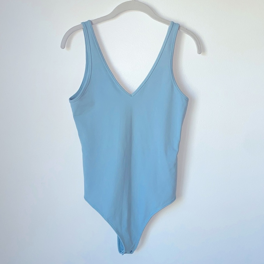 Abercrombie & Fitch Soft AF Collection Bodysuit in Light Blue - Size: M